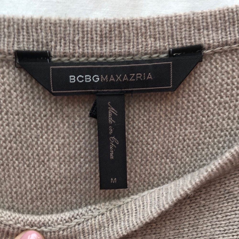 BCBG Maxazria Two Toned Sweater Shirt - Picture 3 of 3
